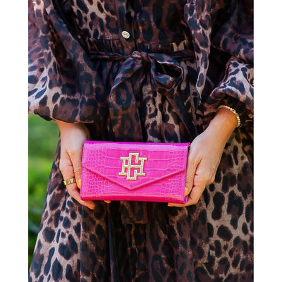 Carlington Clutch-Hot Pink