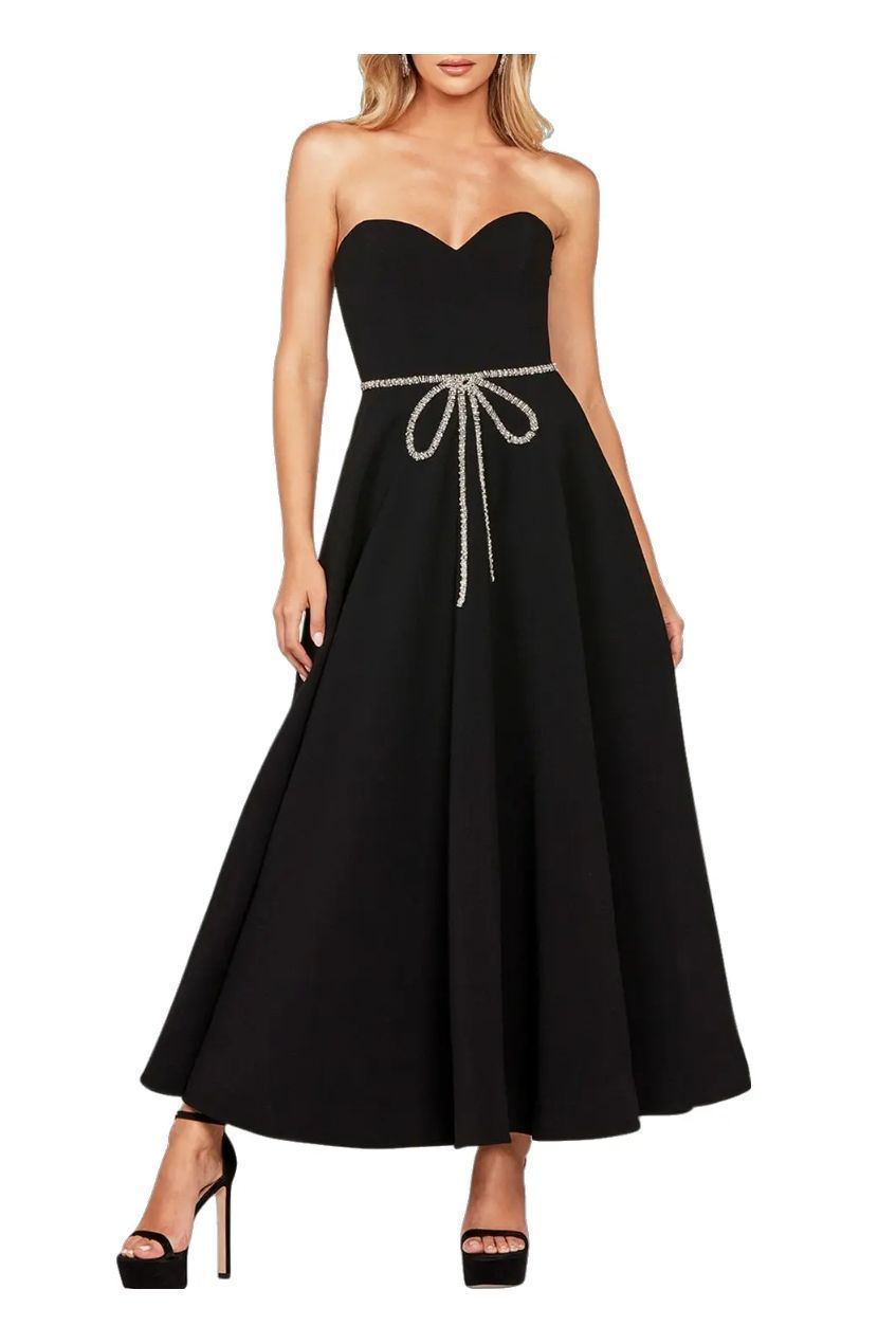 Grace Helsi Black Bow Dress