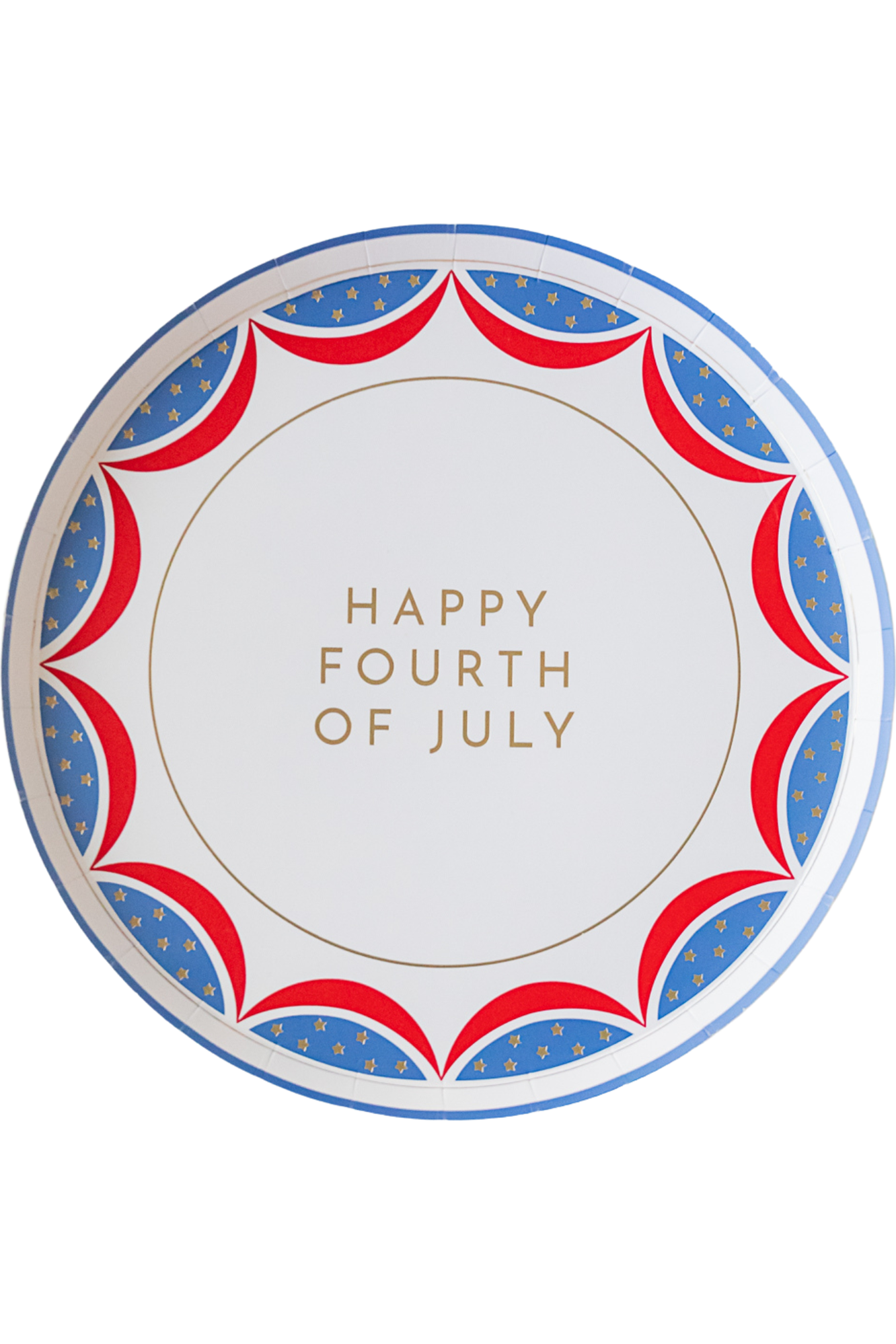 4th of July Desset Plates