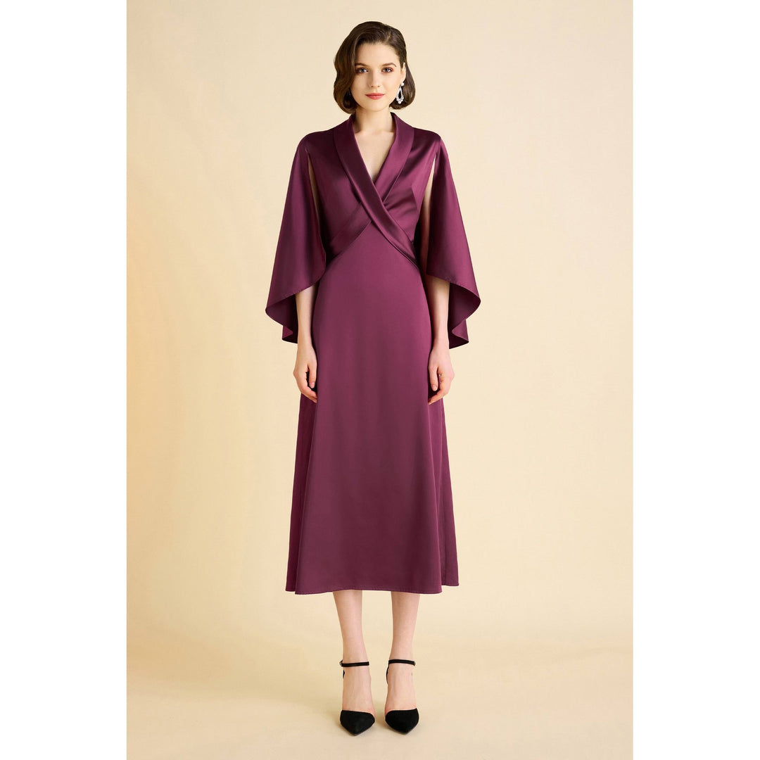 Cape Cocktail Dress
