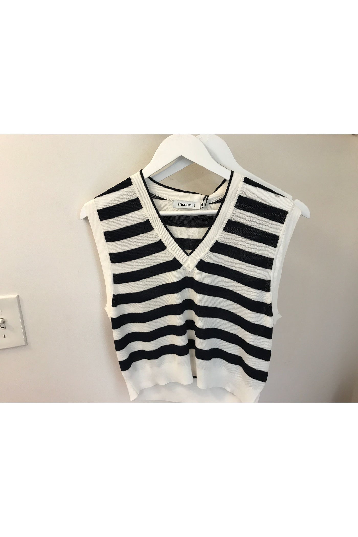 Pissenlit Stripped Cotton Silk Vest