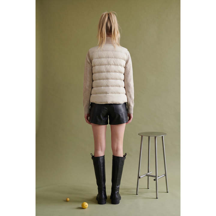 Hybrid Puffer &amp; Knit Jacket