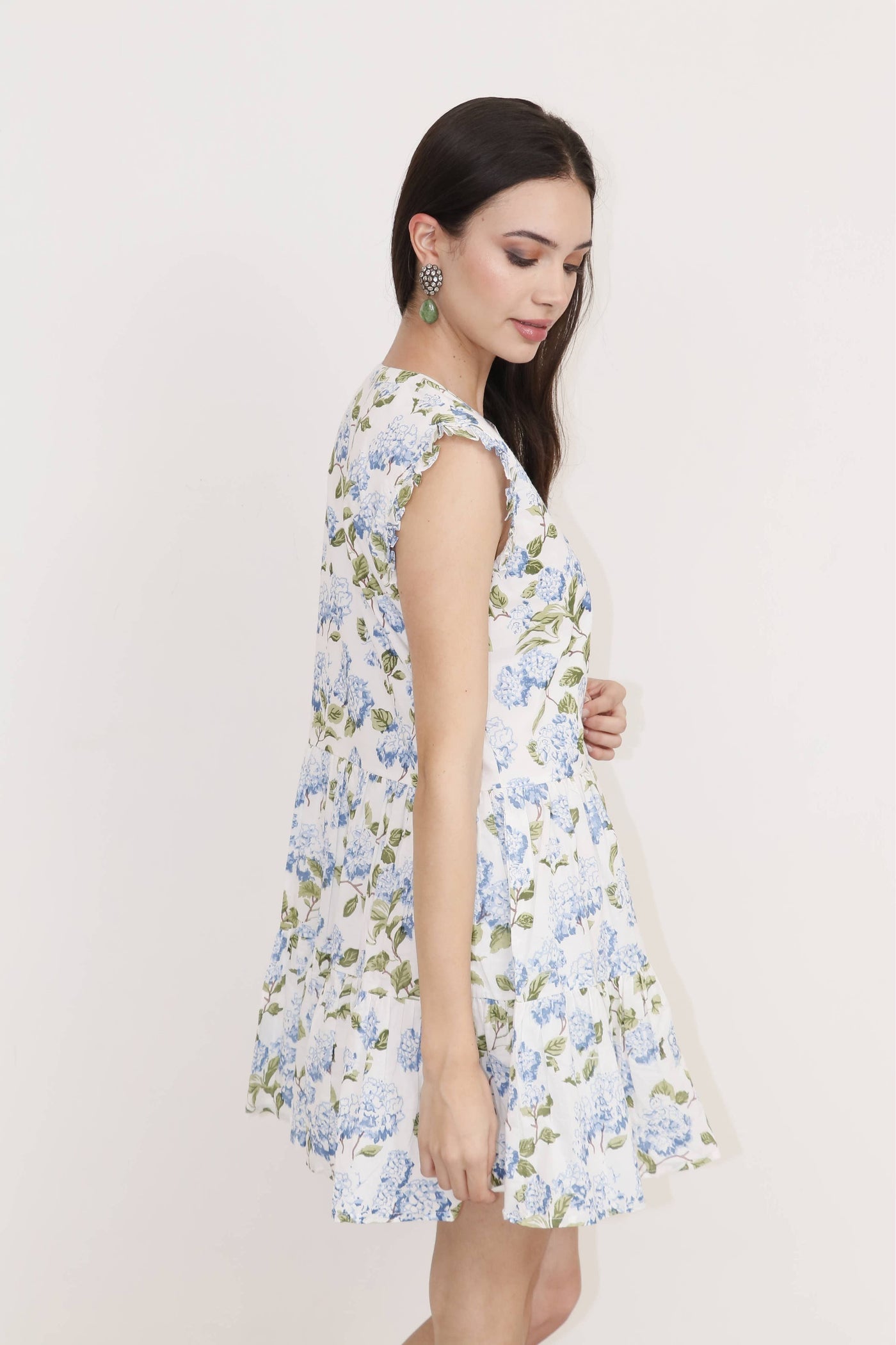 Blue Hydrangea Dress