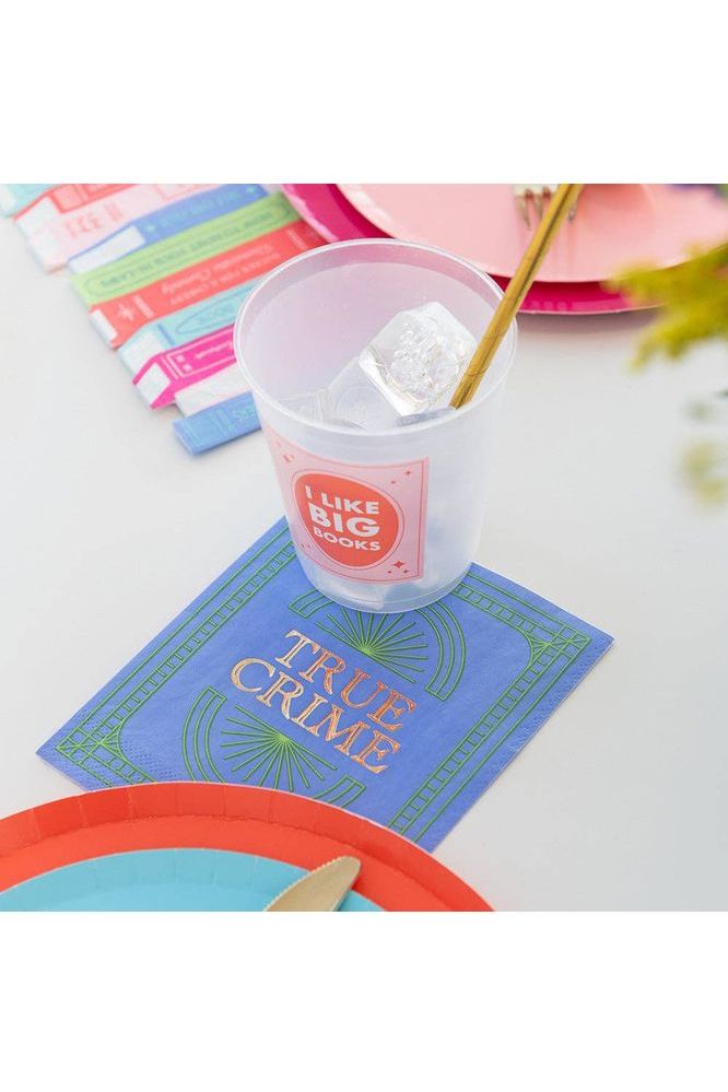 Jollity & Co. + Daydream Society - Book Club "Book Cover" Cocktail Napkins