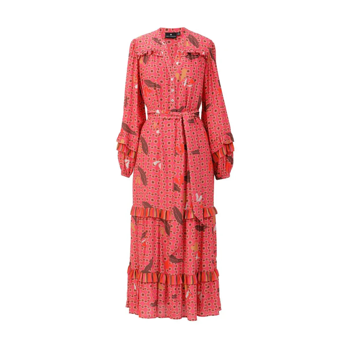 Adele Print Mix Dress