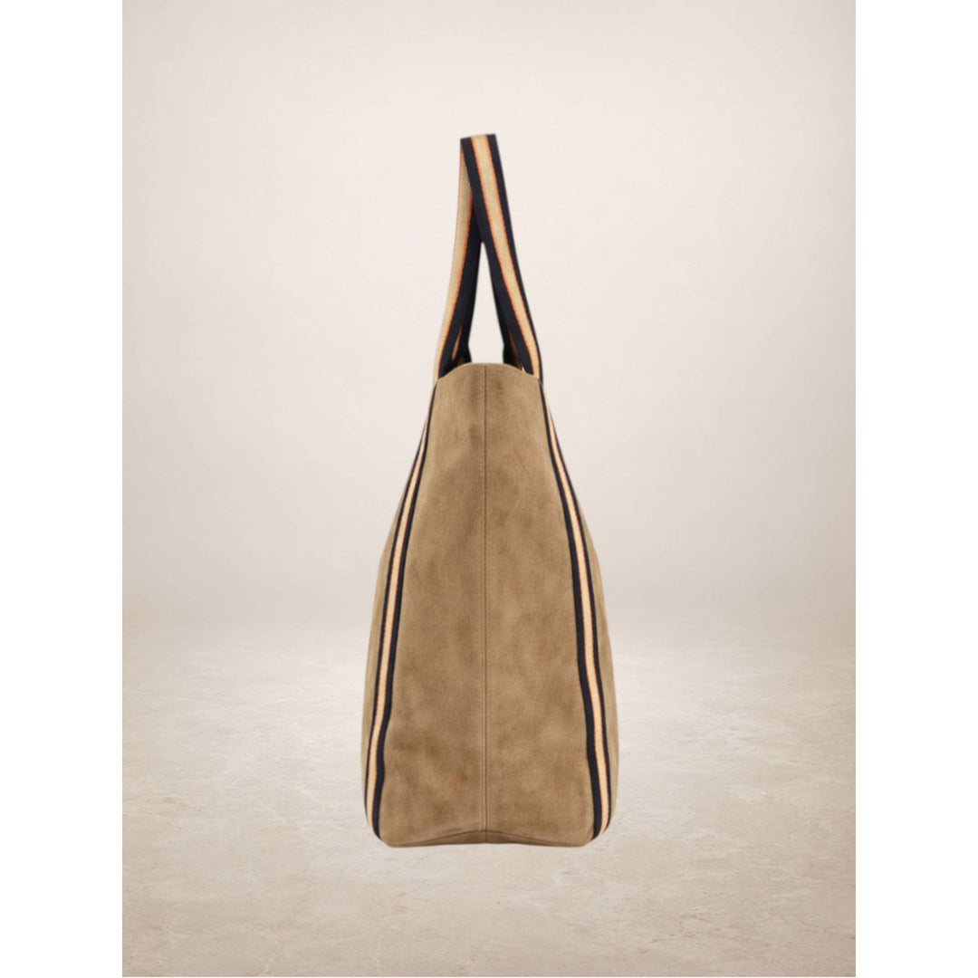 Suede Leather Tote Bag