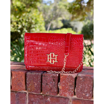 Bryn Clutch-Red