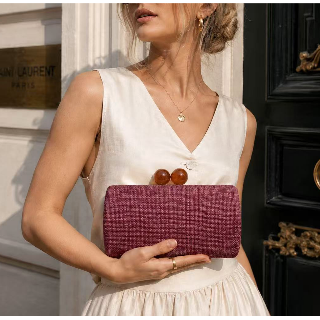 Rattan Clutch