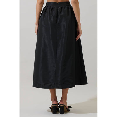 Hestia Party Skirt-Black
