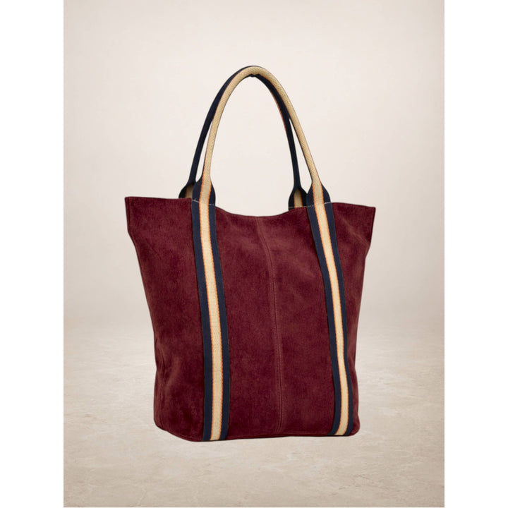 Suede Leather Tote Bag