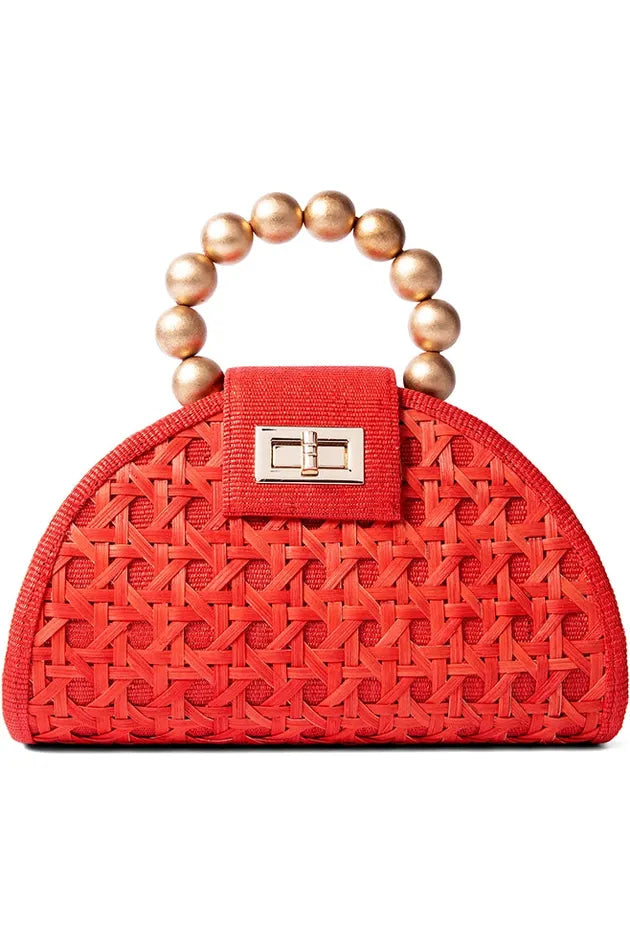 Isabella Bag-Red and Gold