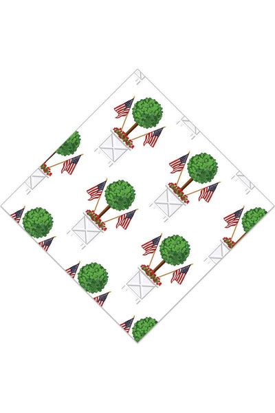 Patriotic Topiary Cocktail Napkins