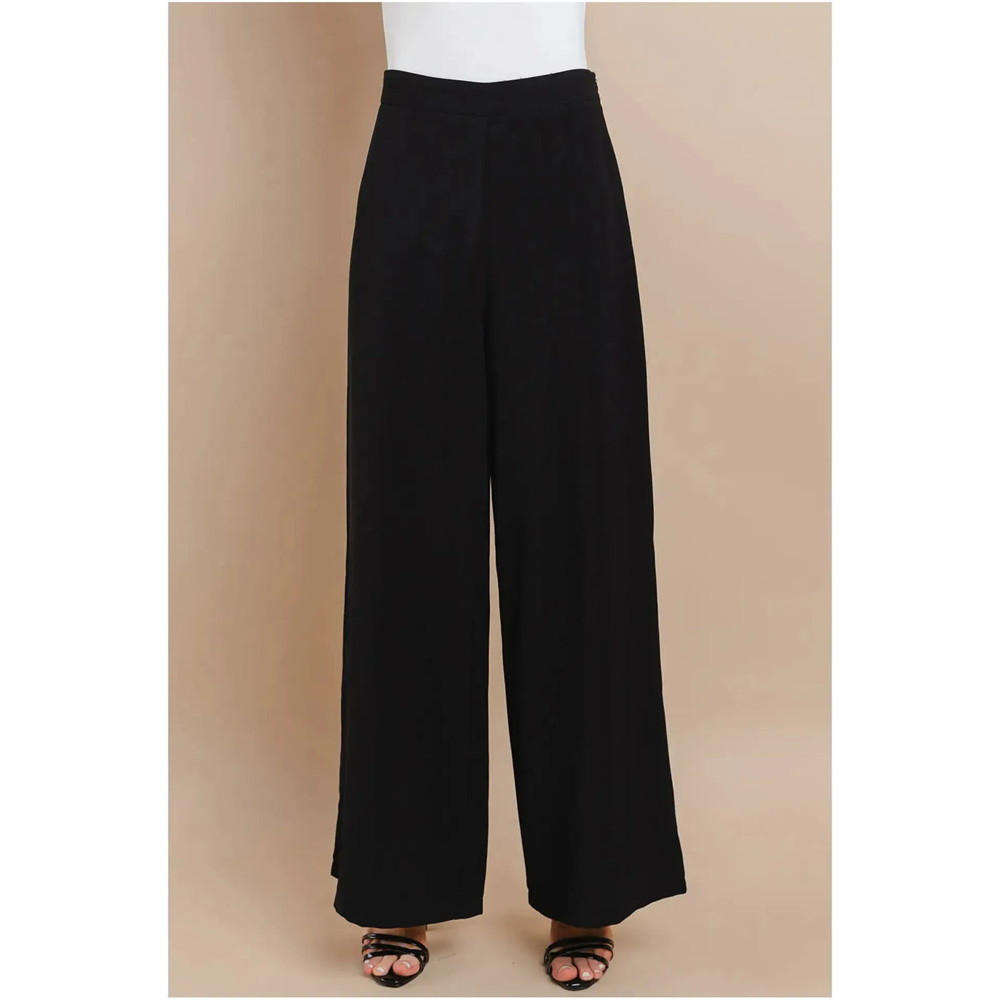 Wide Leg Pants - Black
