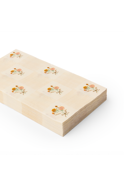 Cozy Fall Floral Guest Napkins Bonjour Fête