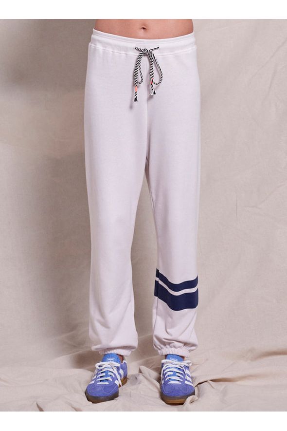 Double Stripe Sweatpant Oyster