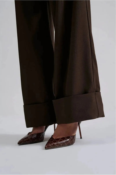 Jordyn Mid High Rise Wide Pants