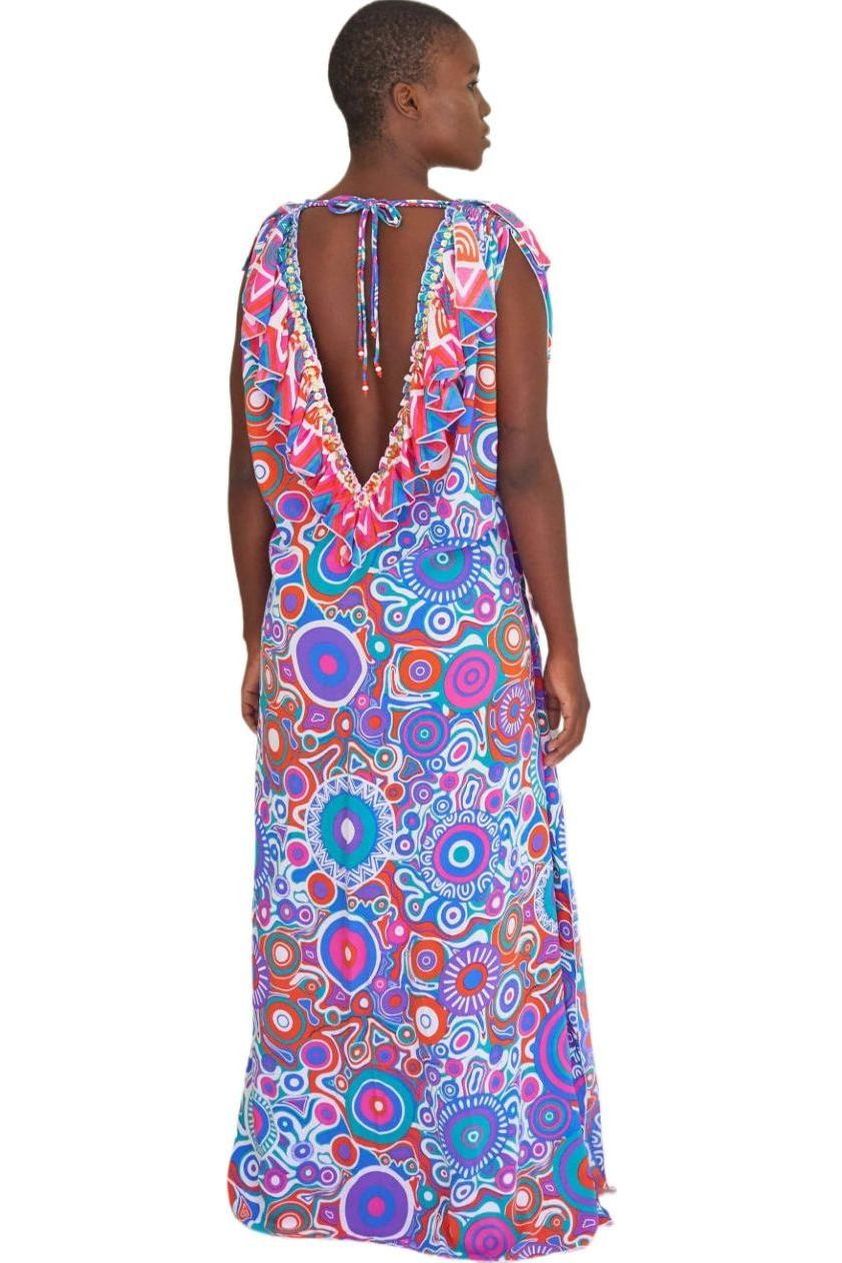 Venus Kaftan Sacred Water Print