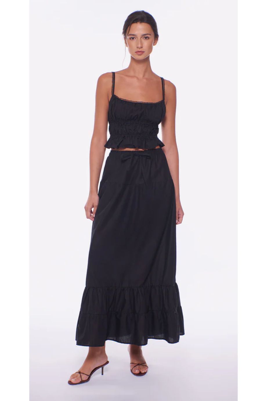 Riley Maxi Skirt Black