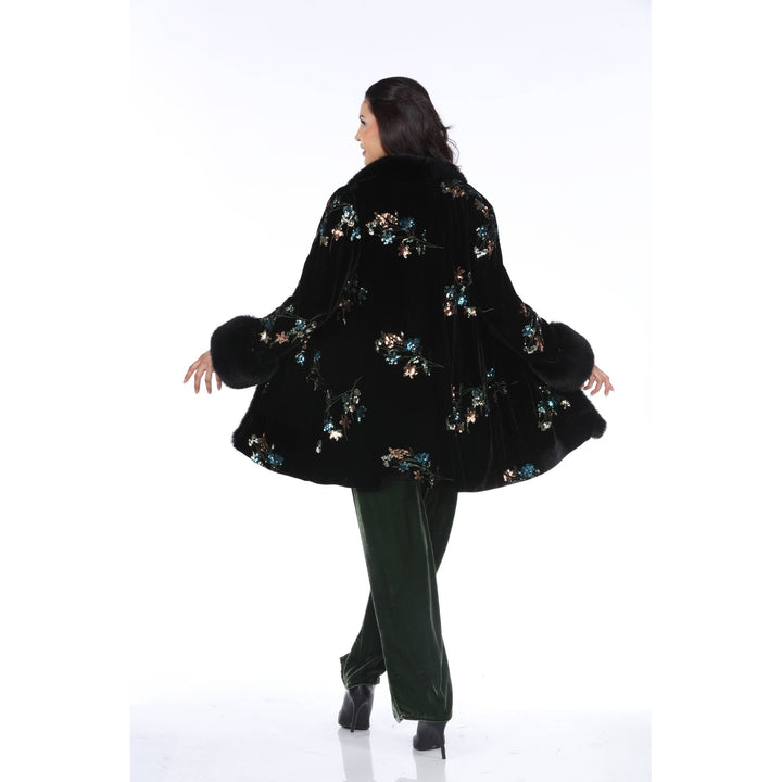 Jeweled Velvet Coat