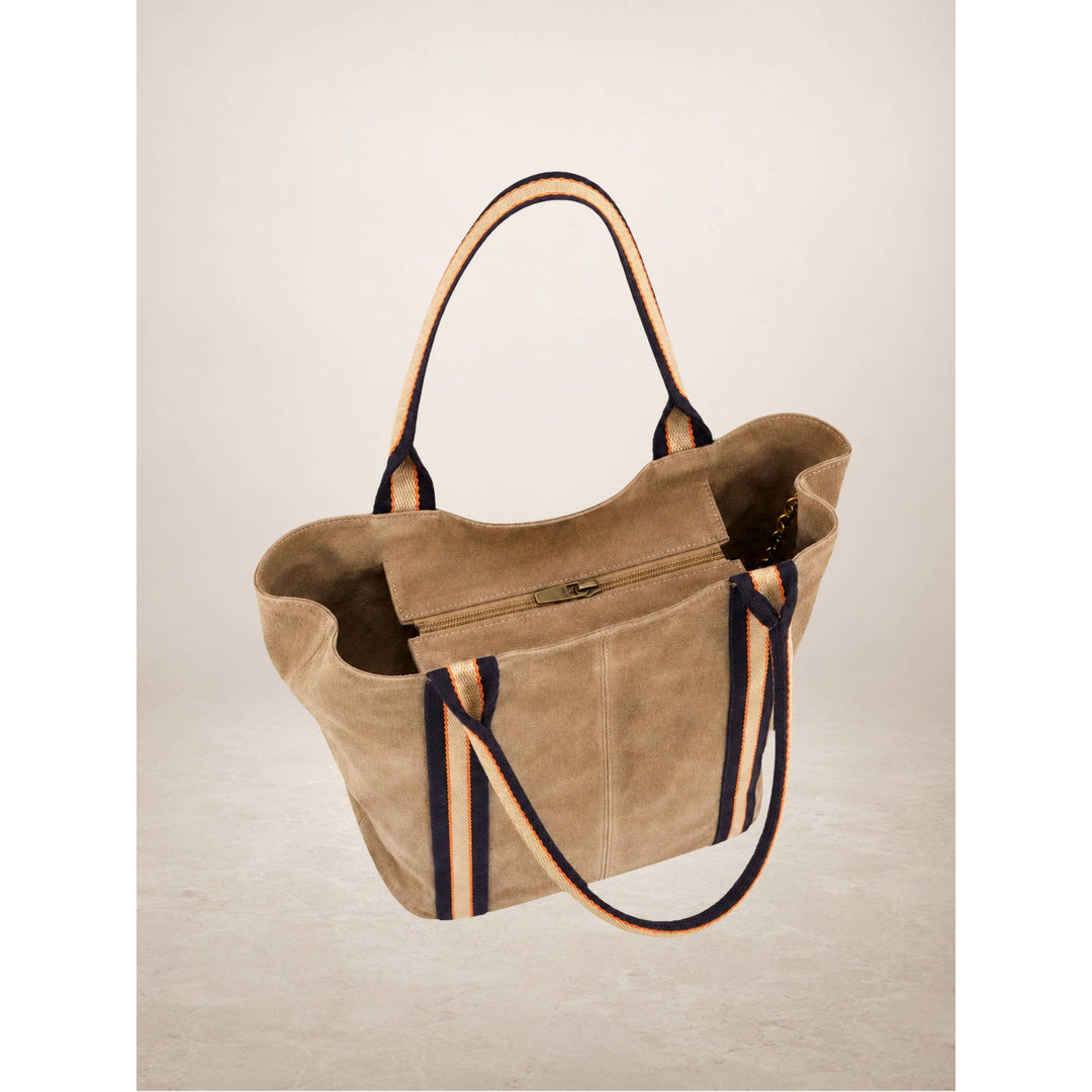 Suede Leather Tote Bag