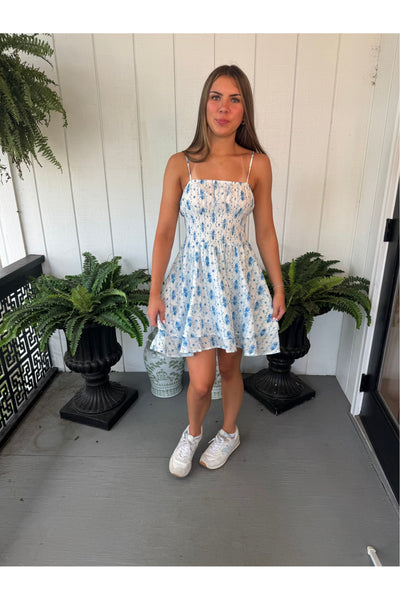 Juniors Perry Printed Dress