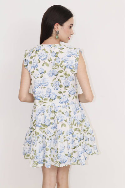 Blue Hydrangea Dress