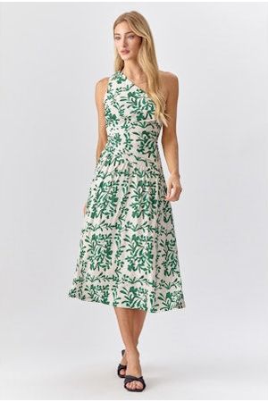 Rosanna One Shoulder Midi Dress