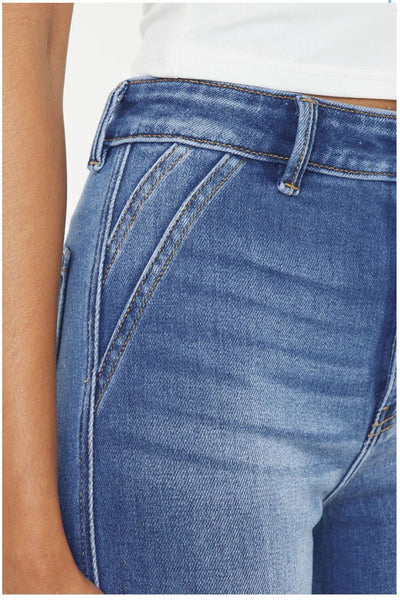 KanCan Ultra High Rise Wide Flare Jeans