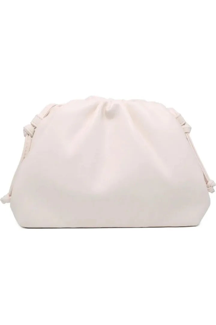Smooth Cloud Clutch Bag Ivory