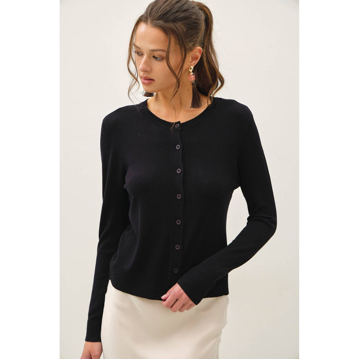 Essential Cardigan-Ivory