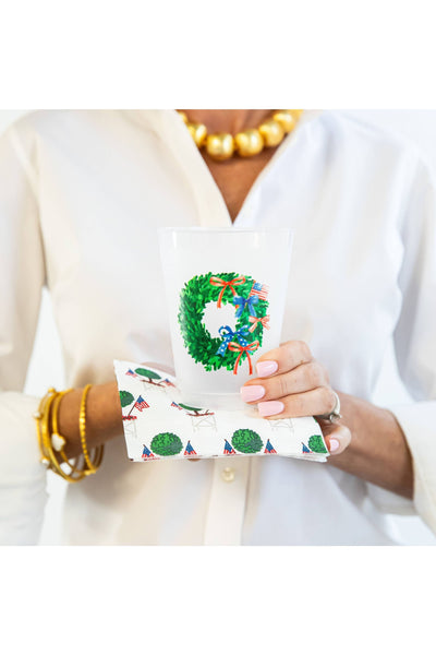 Patriotic Topiary Cocktail Napkins