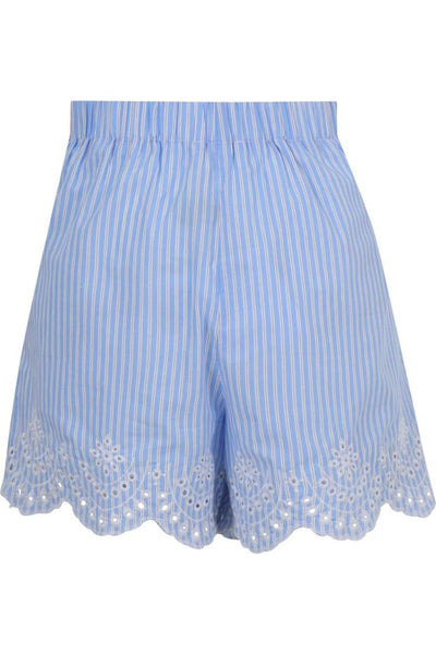 Lagos Blue and White Shorts