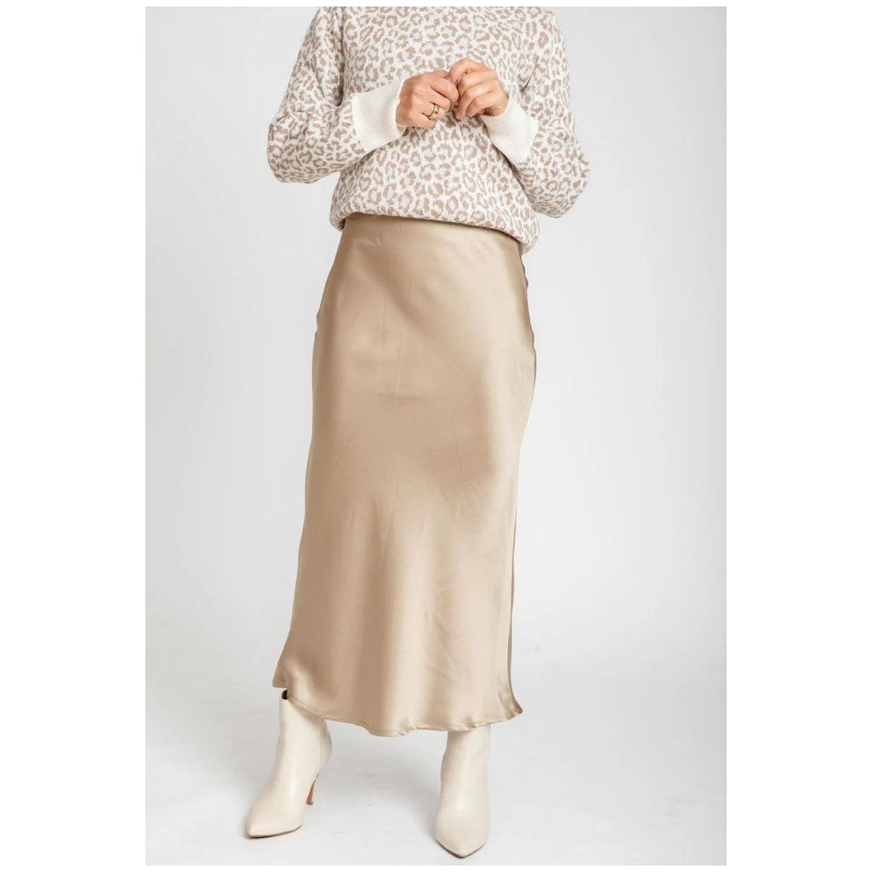 Hadley-Satin Skirt