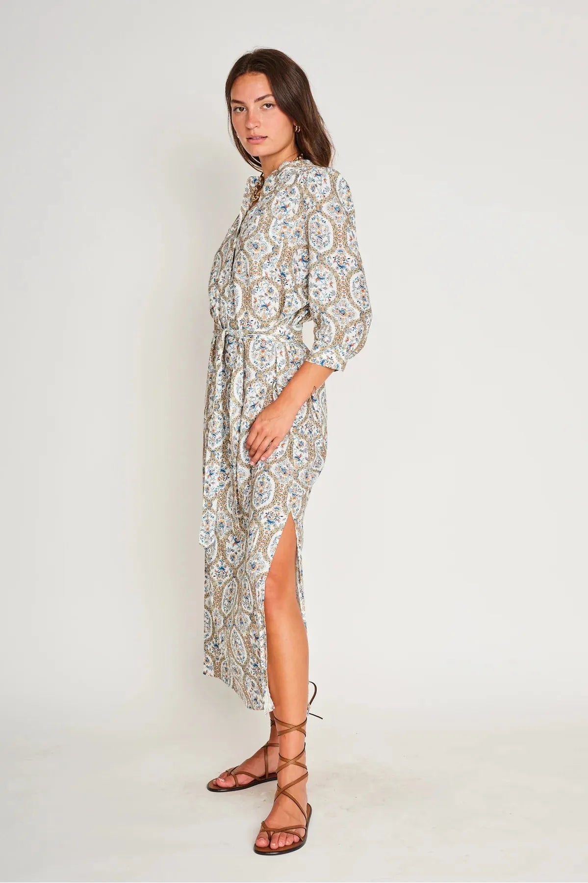 Cassie Mosaic Print Dress