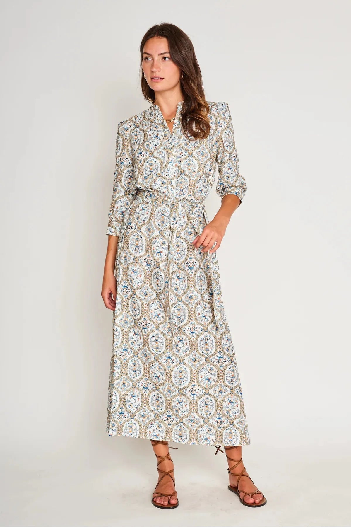 Cassie Mosaic Print Dress