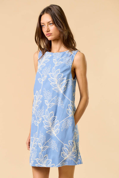 Carolina Blue Shift Dress