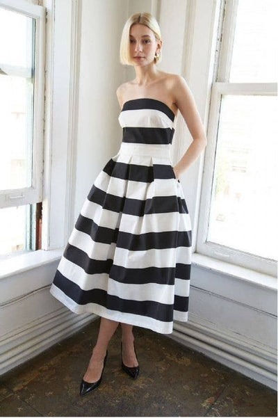 Striped Midi Dress