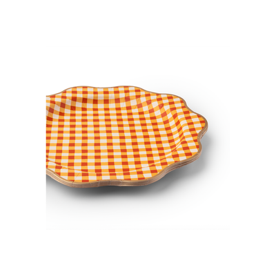 Fall Plaid Dinner Plates