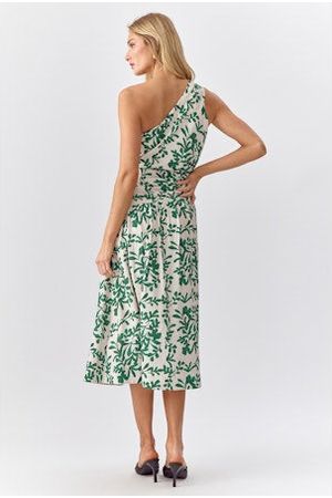 Rosanna One Shoulder Midi Dress