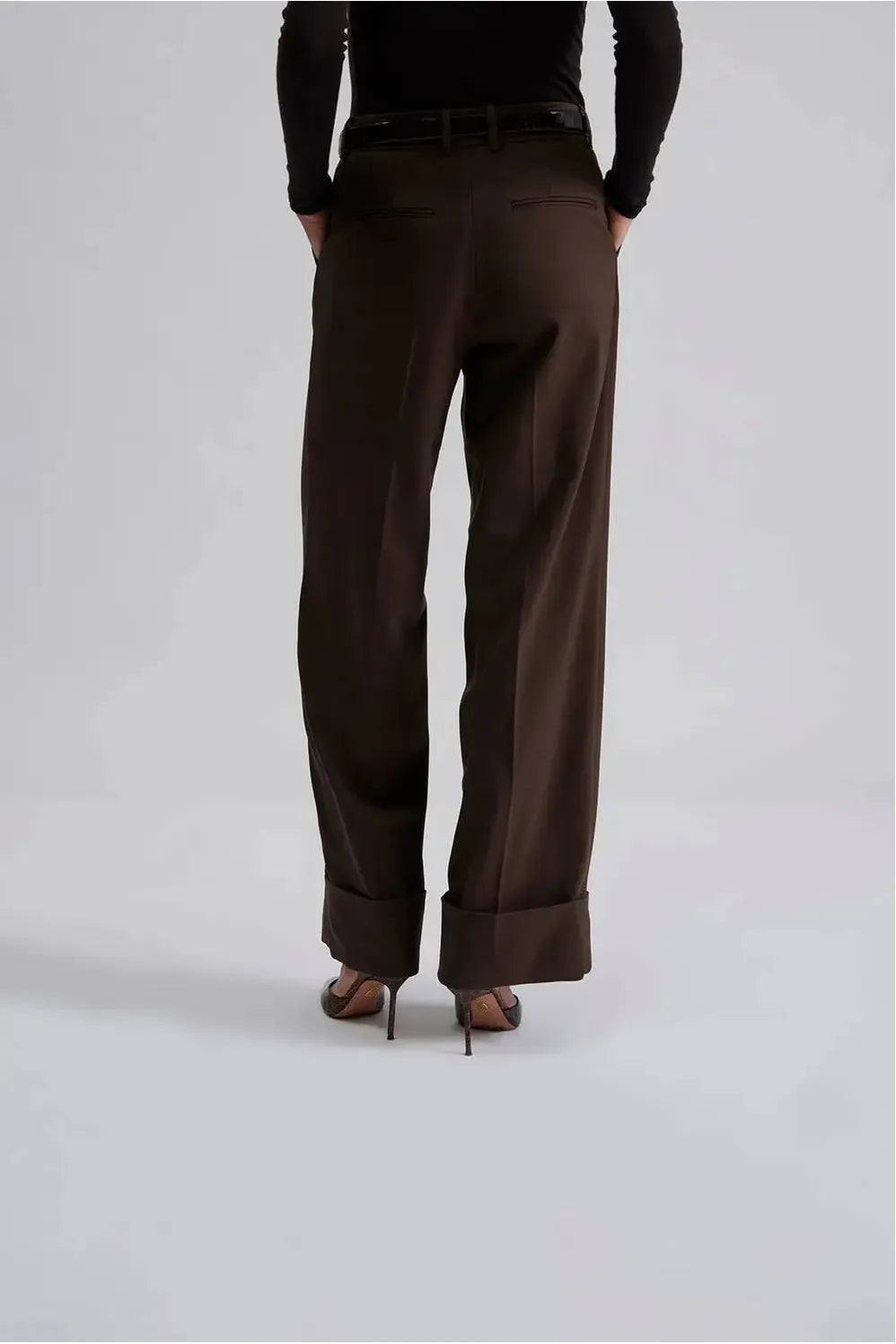Jordyn Mid High Rise Wide Pants