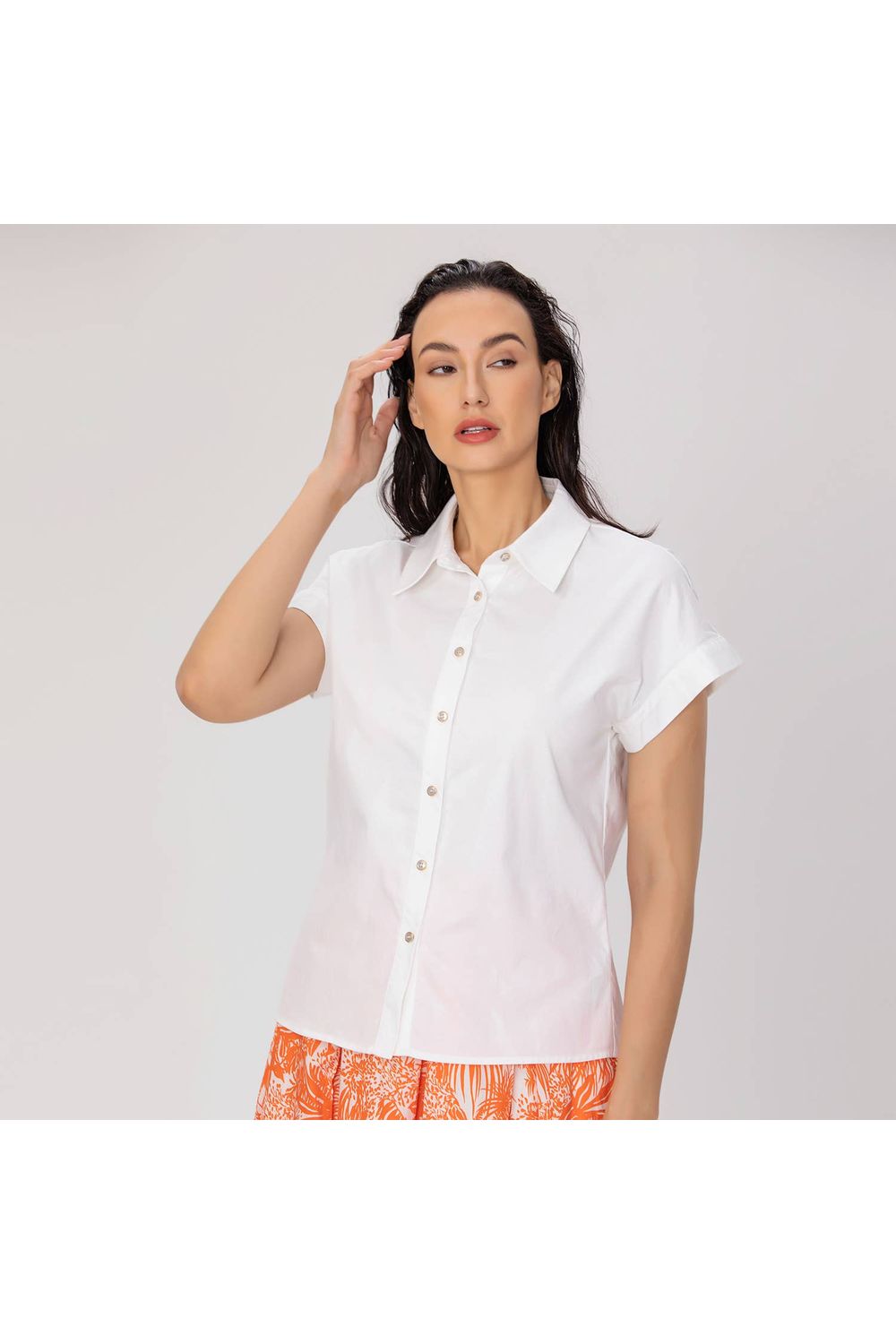 White Short Sleeve Shirt