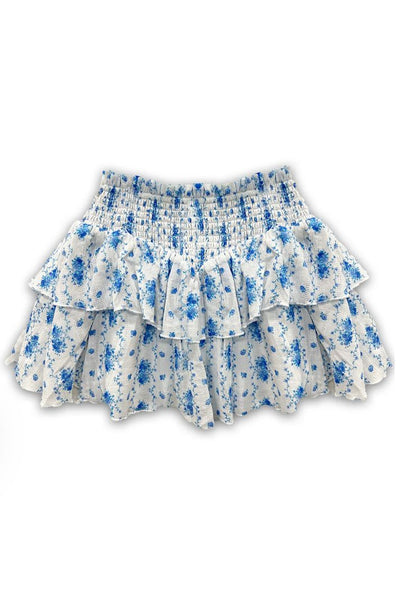 Katie J Brooke Santorini Print Skirt-Junior