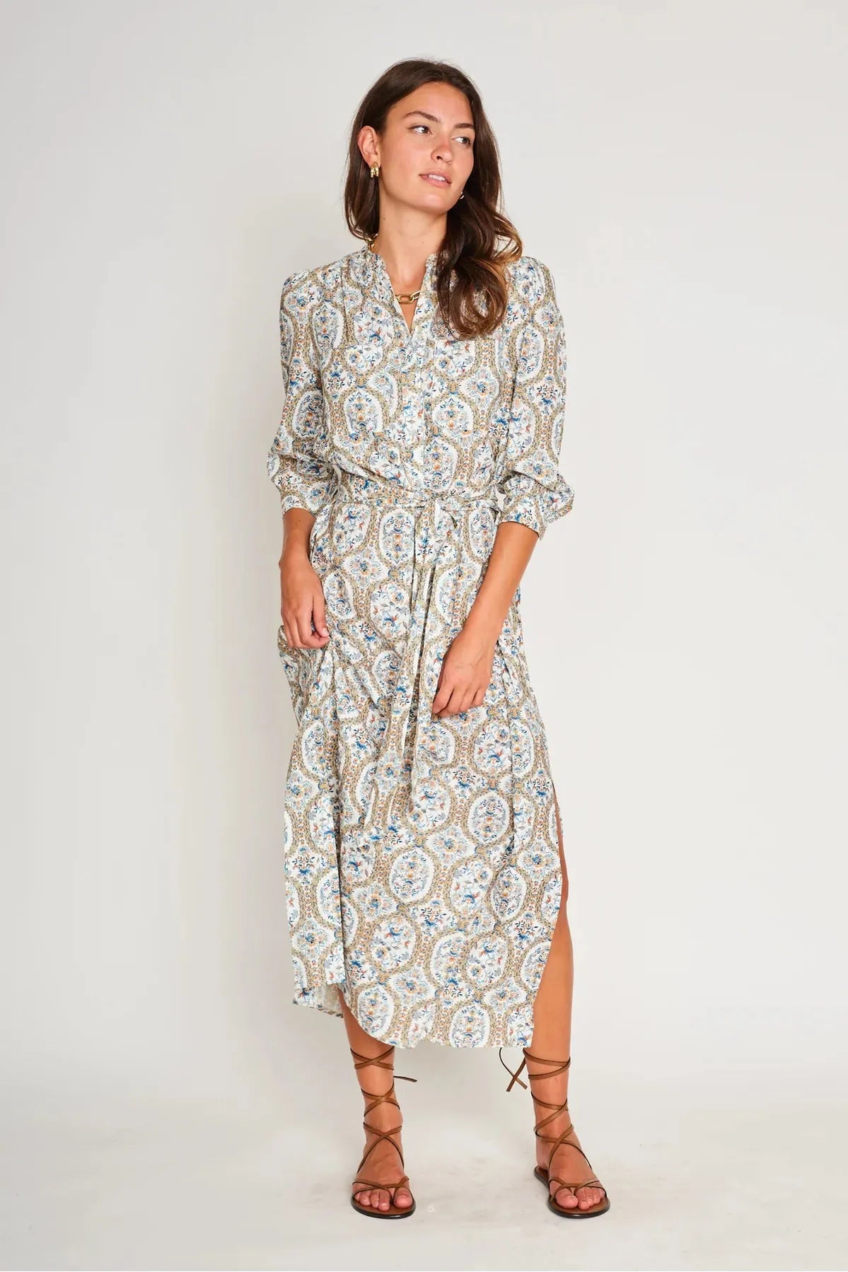 Cassie Mosaic Print Dress