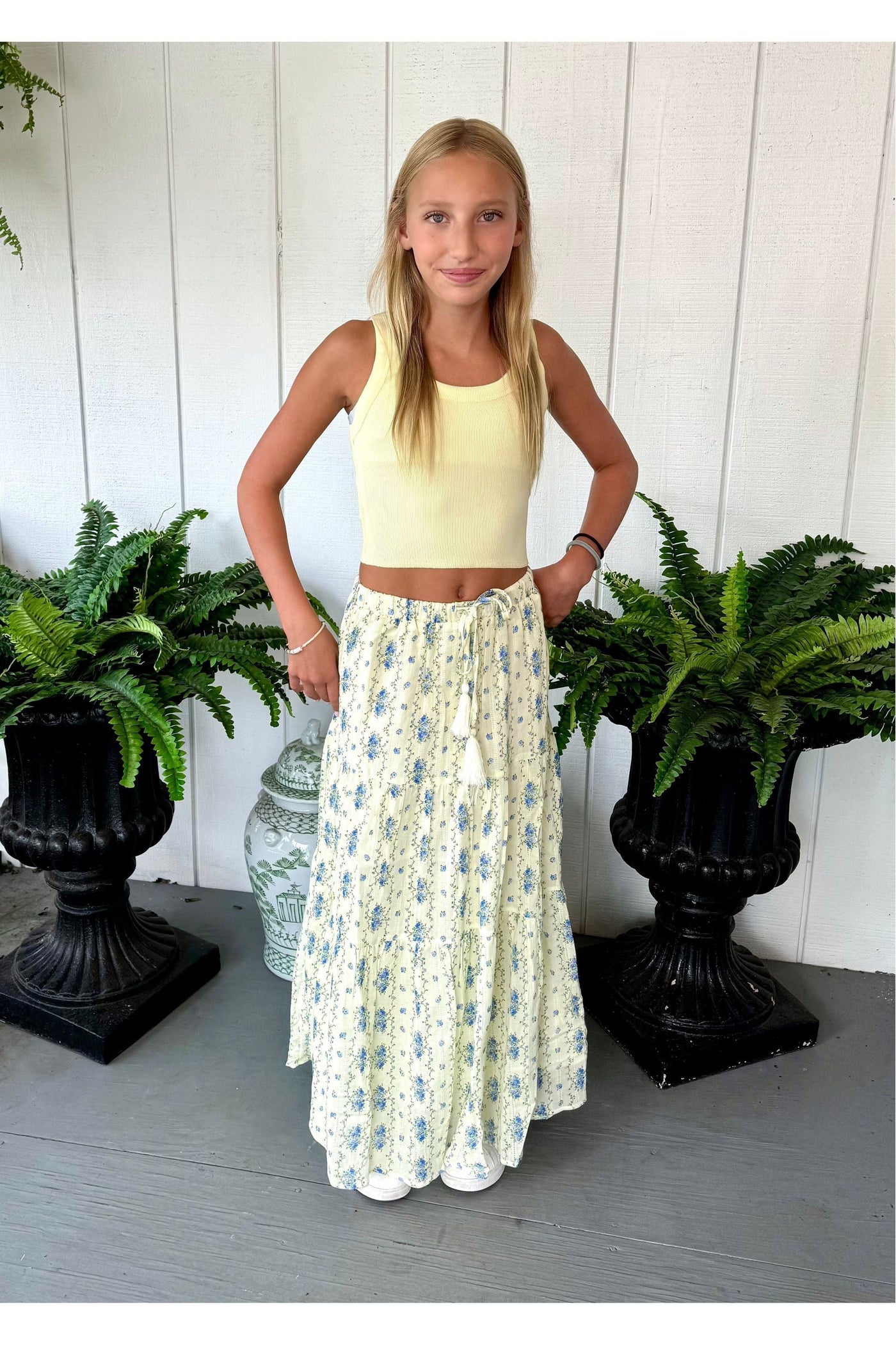 Junior Esme Printed Maxi Skirt