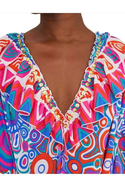 Venus Kaftan Sacred Water Print