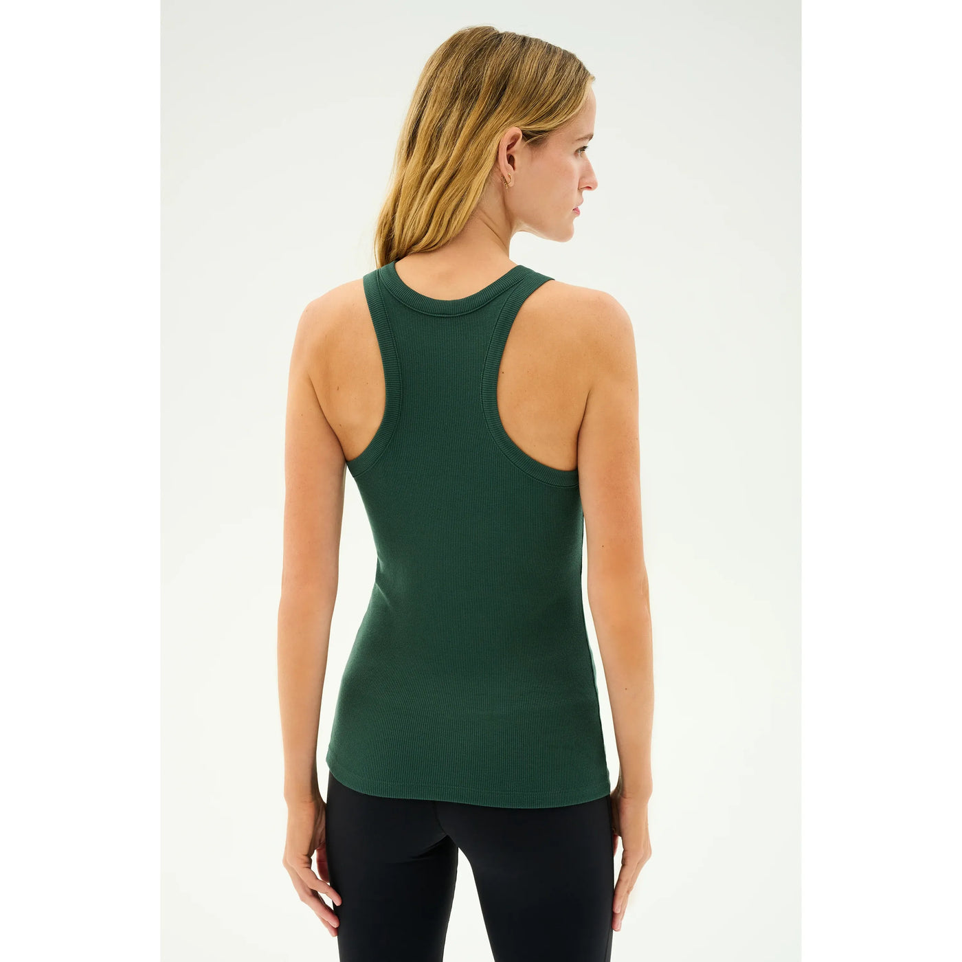 Kiki Ribbed Tank-Military