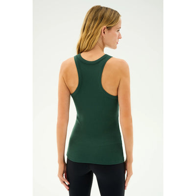 Kiki Ribbed Tank-Military