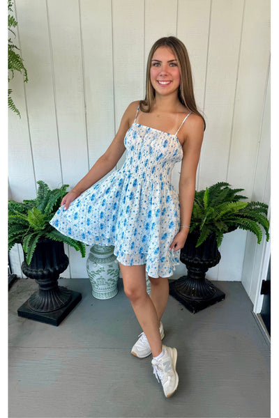 Juniors Perry Printed Dress