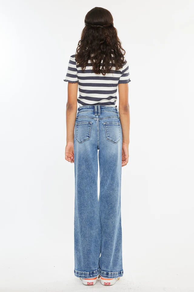 Kancan Wide Leg Flare Jeans Kids