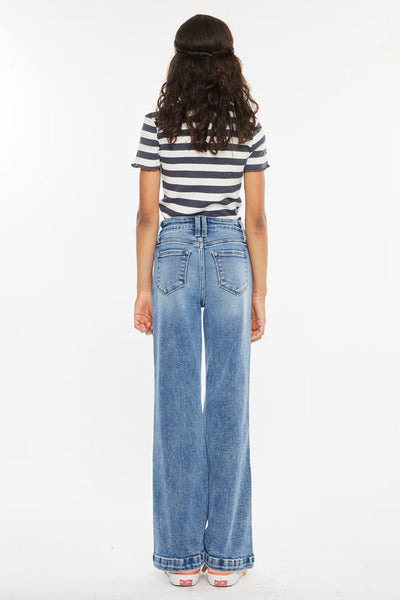 Kancan Wide Leg Flare Jeans Kids
